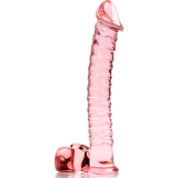 Modell 23 Dildo Borosilikatglas Rosa 21,5 cm -O- 4 cm von Nebula Series By Ibiza | Fesselliebe.de