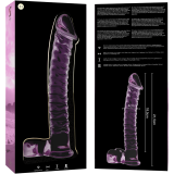Modell 23 Dildo Borosilikatglas Rosa 21,5 cm -O- 4 cm von Nebula Series By Ibiza | Fesselliebe.de