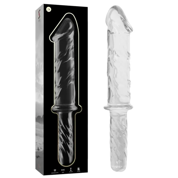 Modell 24 Dildo Borosilikatglas Klar 28,5 cm -O- 5 cm von Nebula Series By Ibiza | Fesselliebe.de
