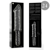 Modell 24 Dildo Borosilikatglas Klar 28,5 cm -O- 5 cm von Nebula Series By Ibiza | Fesselliebe.de
