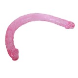 Rosa Doppeldong 44,5 cm von Baile Anal | Fesselliebe.de