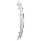 Double Trouble Doppeldildo 46 cm Klar von King Cock | Fesselliebe.de