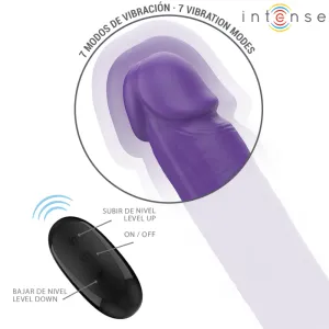 Gunter Dildo Doppelvibrator 40 cm Lila mit Fernbedienung von Intense Fun