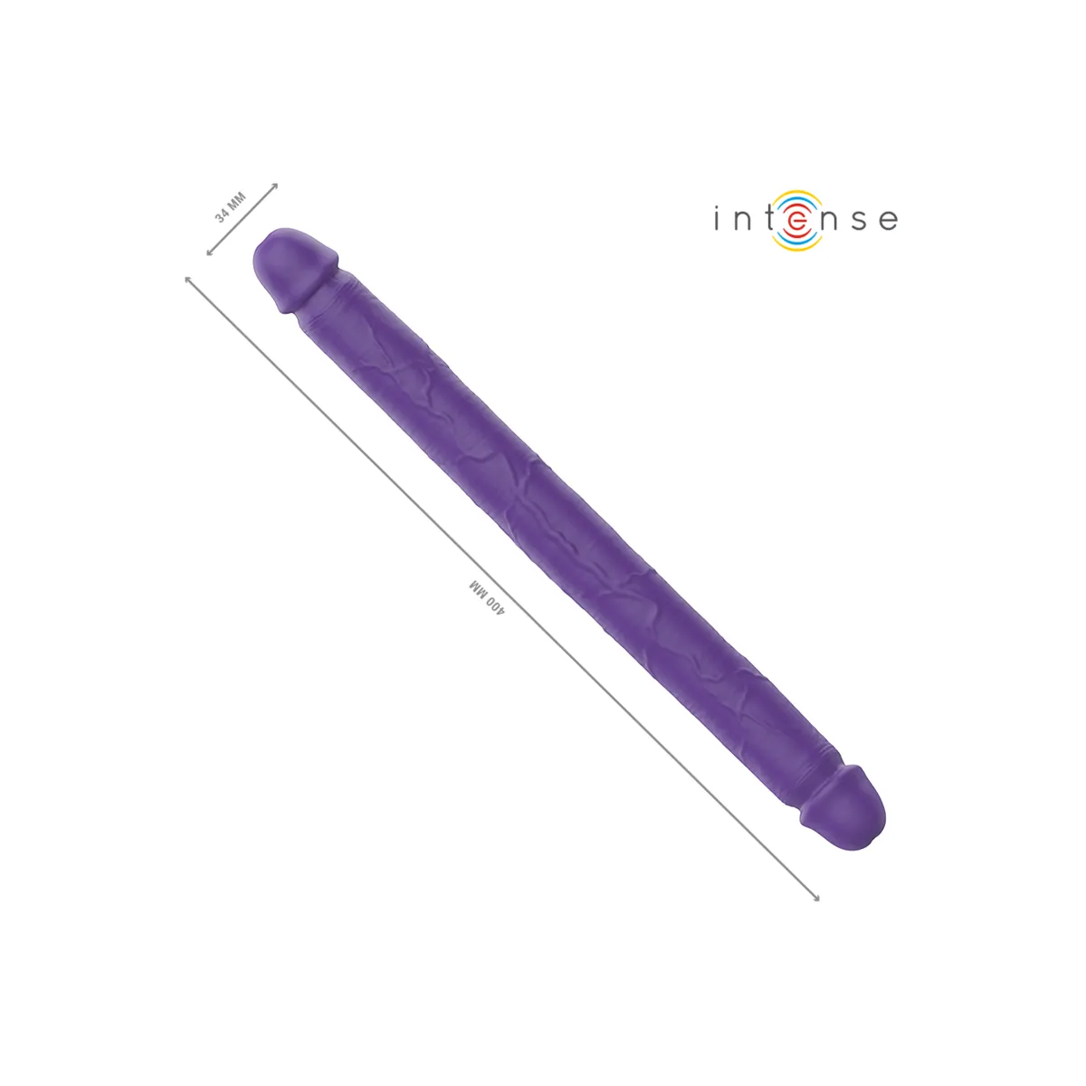 Gunter Dildo Doppelvibrator 40 cm Lila mit Fernbedienung von Intense Fun | Fesselliebe.de