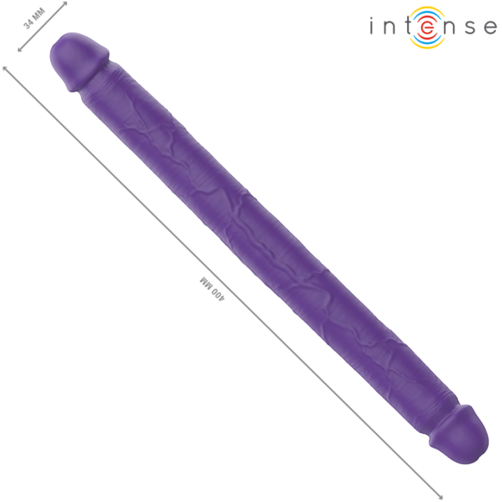 Gunter Dildo Doppelvibrator 40 cm Lila mit Fernbedienung von Intense Fun | Fesselliebe.de