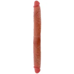 Doppelendes Silikon-Dildo Karamell 46 cm von Get Real | Fesselliebe.de