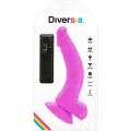Flexibler Vibrierender Dildo Lila 21,5 cm -O- 4,5 cm von Diversia