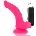 Flexibler Vibrierender Dildo Rosa 21,5 cm -O- 4,5 cm von Diversia