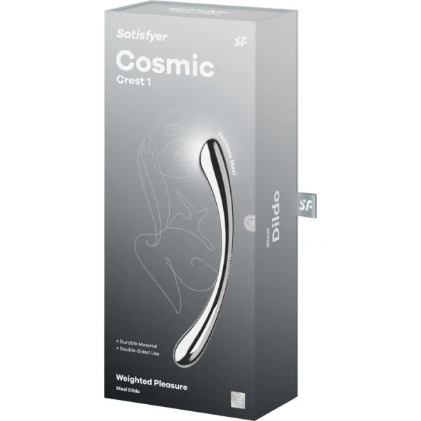 Cosmic Crest 1 Doppeldildo aus Edelstahl von Satisfyer Dildo | Fesselliebe.de