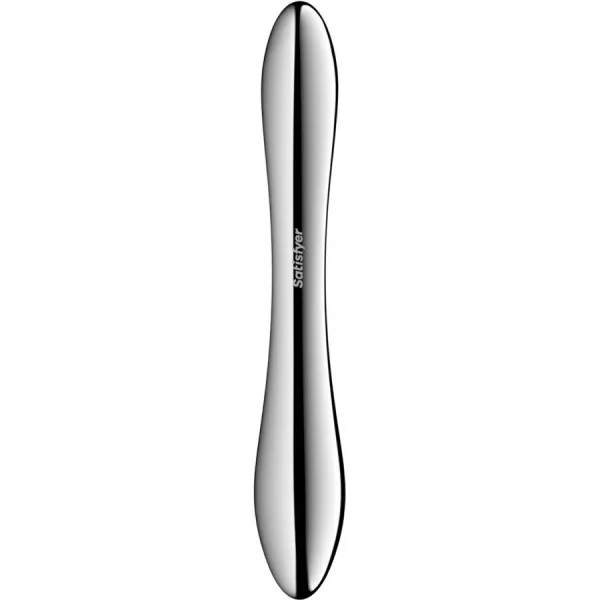 Pure Gravity 1 Doppelendeller Dildo aus Edelstahl von Satisfyer Dildo | Fesselliebe.de