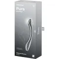 Pure Gravity 1 Doppelendeller Dildo aus Edelstahl von Satisfyer Dildo