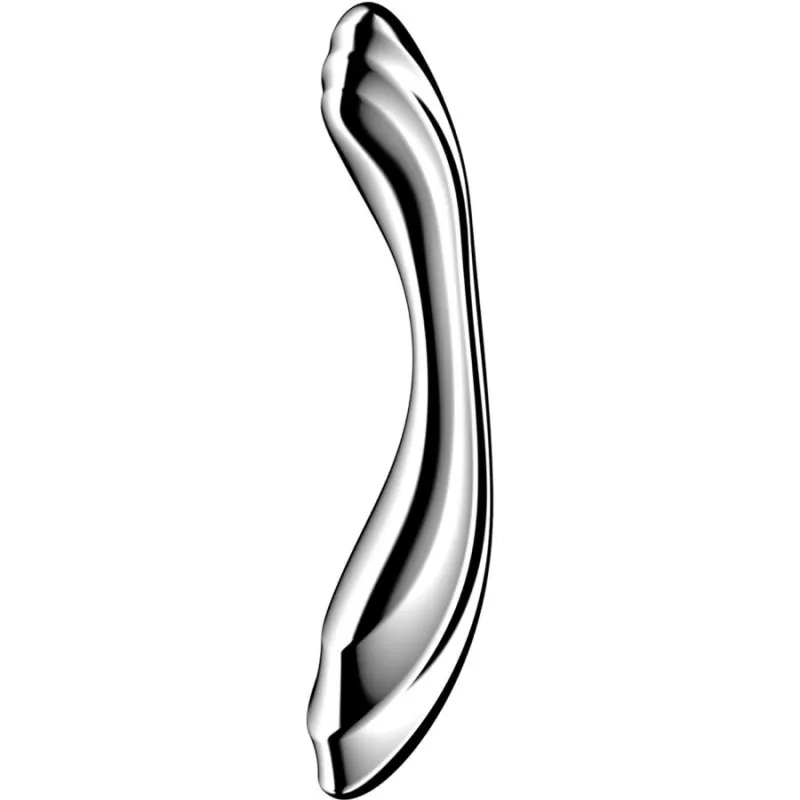 Pure Gravity 2 Doppelendeller Dildo aus Edelstahl von Satisfyer Dildo | Fesselliebe.de