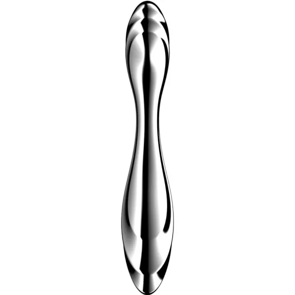 Pure Gravity 2 Doppelendeller Dildo aus Edelstahl von Satisfyer Dildo | Fesselliebe.de