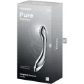 Pure Gravity 2 Doppelendeller Dildo aus Edelstahl von Satisfyer Dildo
