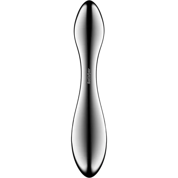 Pure Gravity 3 Edelstahl Doppelendeller Dildo von Satisfyer Dildo | Fesselliebe.de