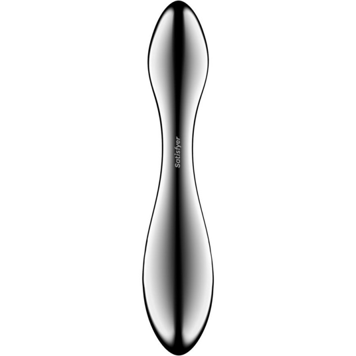 Pure Gravity 3 Edelstahl Doppelendeller Dildo von Satisfyer Dildo | Fesselliebe.de