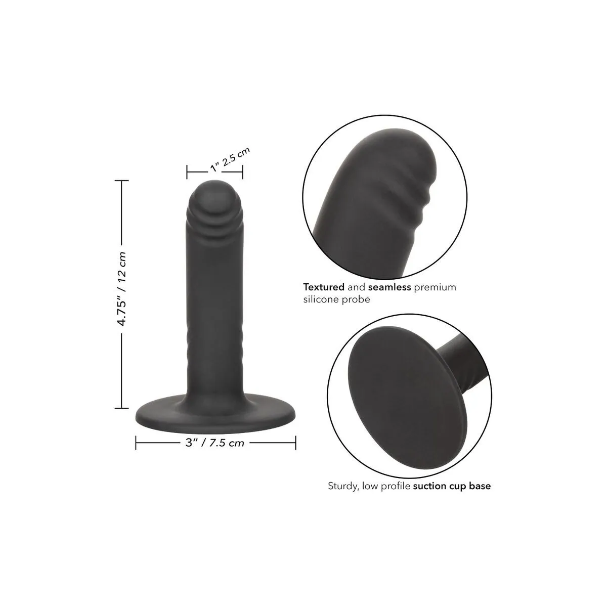Boundless Dildo 12 cm Kompatibel mit Harness von Calexotics | Fesselliebe.de