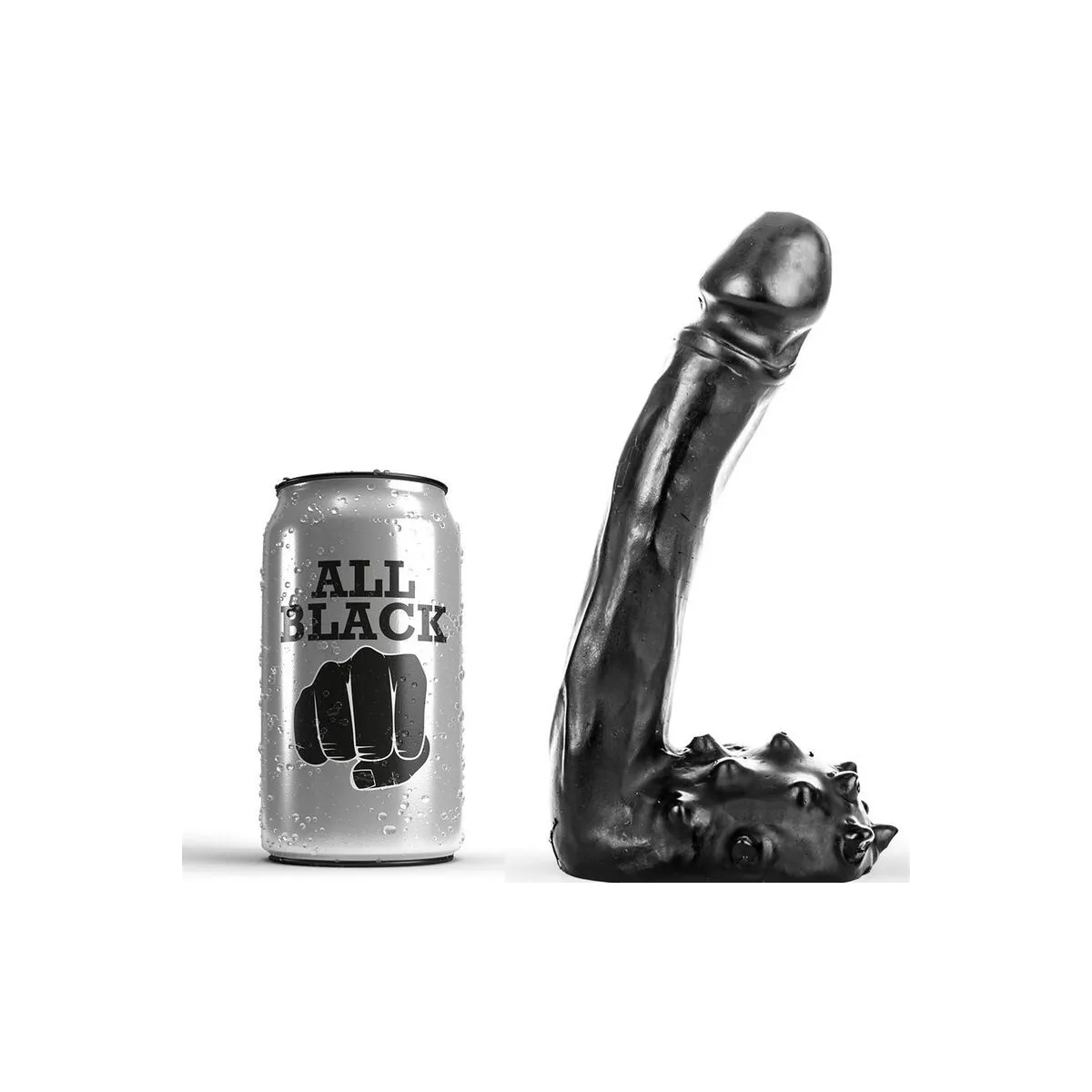 Realistischer Dildo 19 cm von All Black | Fesselliebe.de