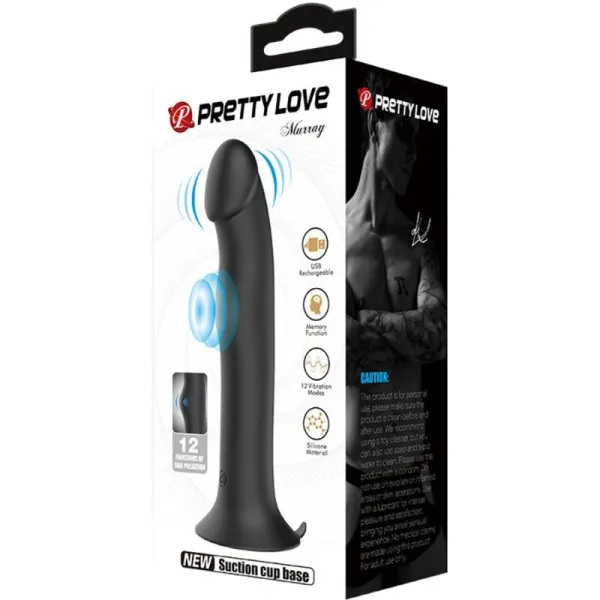 Murray Black Klitoralsvibrator und Sauger von Pretty Love Flirtation | Fesselliebe.de