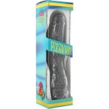 Vinyl P-Form Vibrator Schwarz Penis 20 cm von Seven Creations | Fesselliebe.de