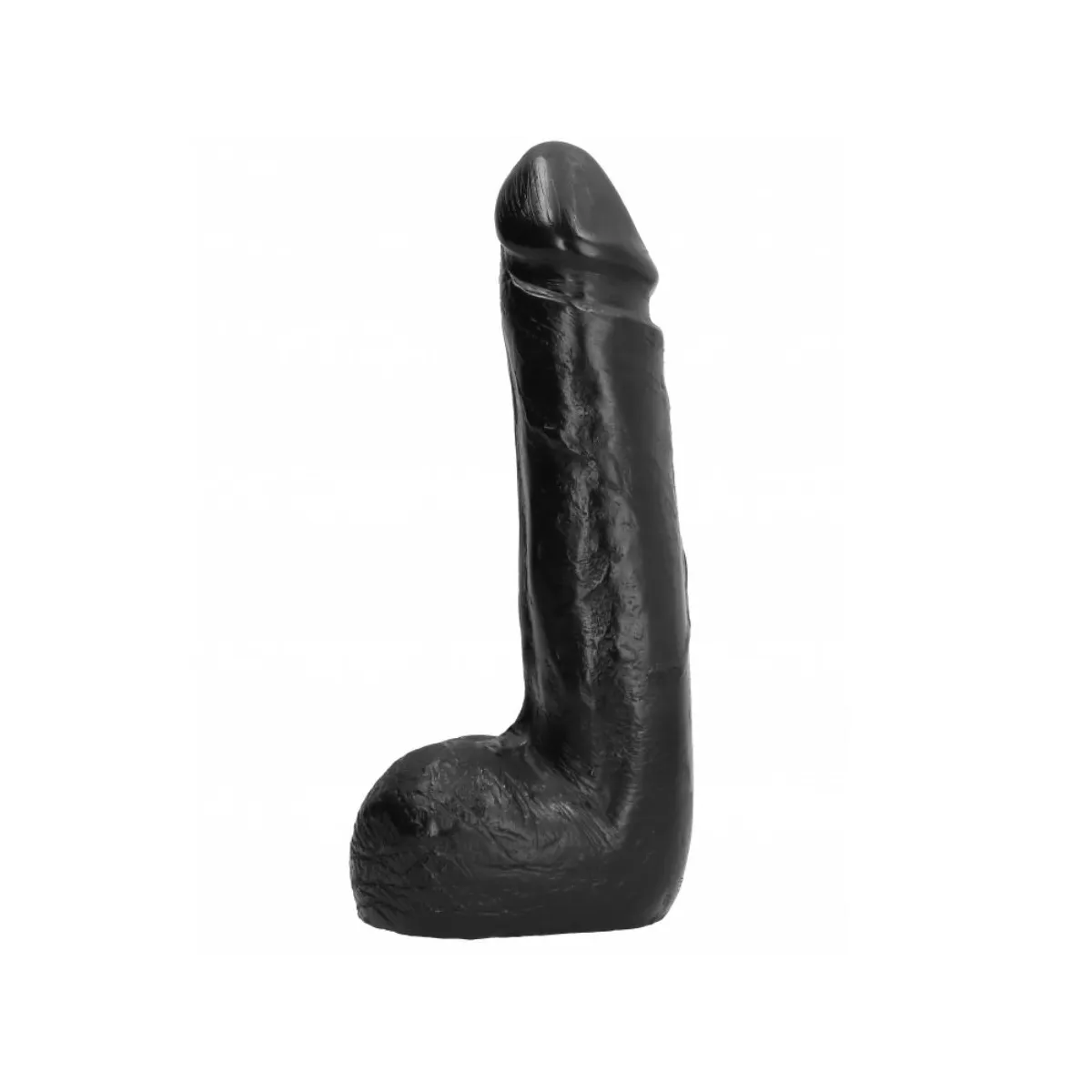 Weicher Schwarzer Realistischer Dildo 20 cm von All Black | Fesselliebe.de