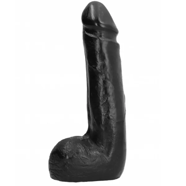 Weicher Schwarzer Realistischer Dildo 20 cm von All Black | Fesselliebe.de