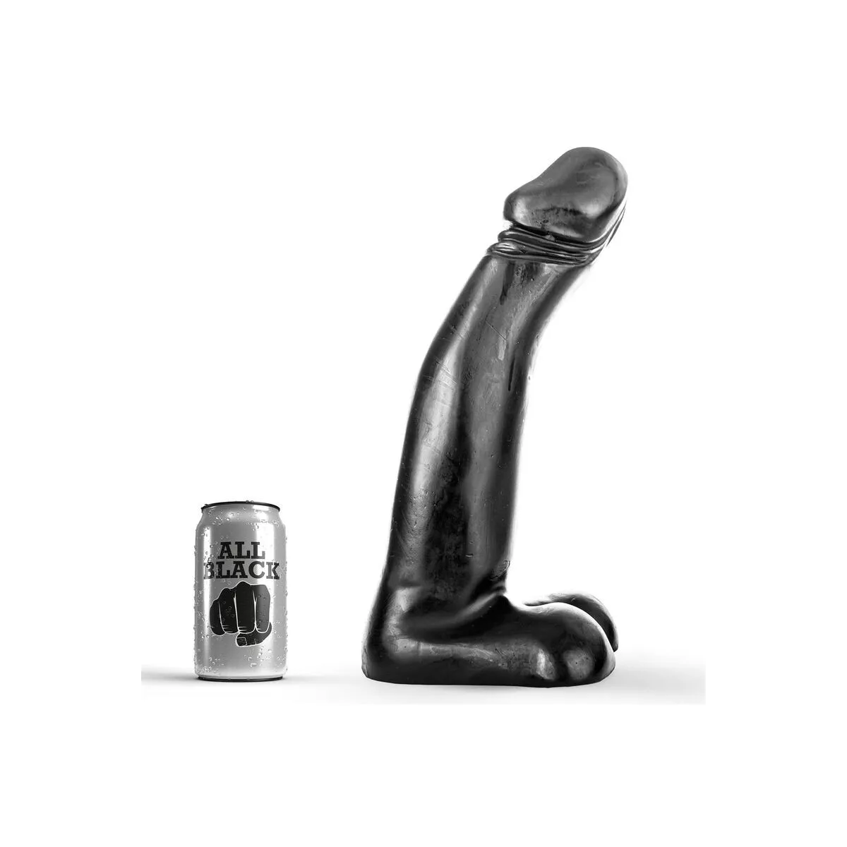 Realistischer Schwarzer Fistingdildo 29 cm von All Black | Fesselliebe.de