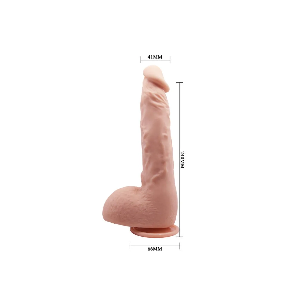 Realistischer Dildo Jason Natur 24 cm von Baile Vibrators | Fesselliebe.de