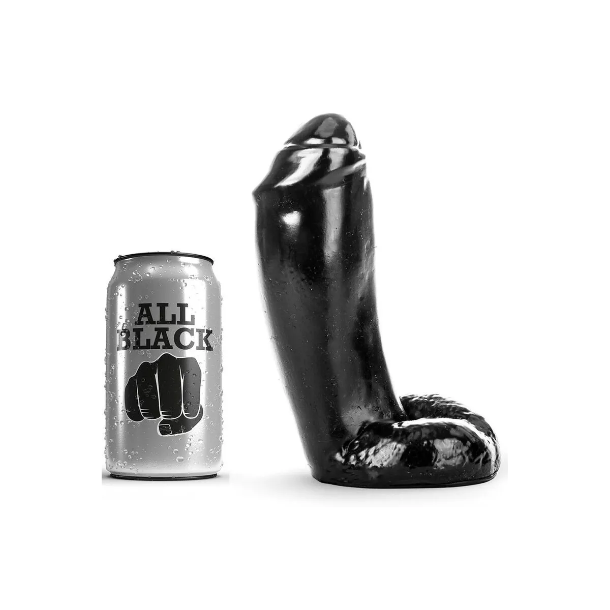 Realistischer Dildo 18 cm von All Black | Fesselliebe.de