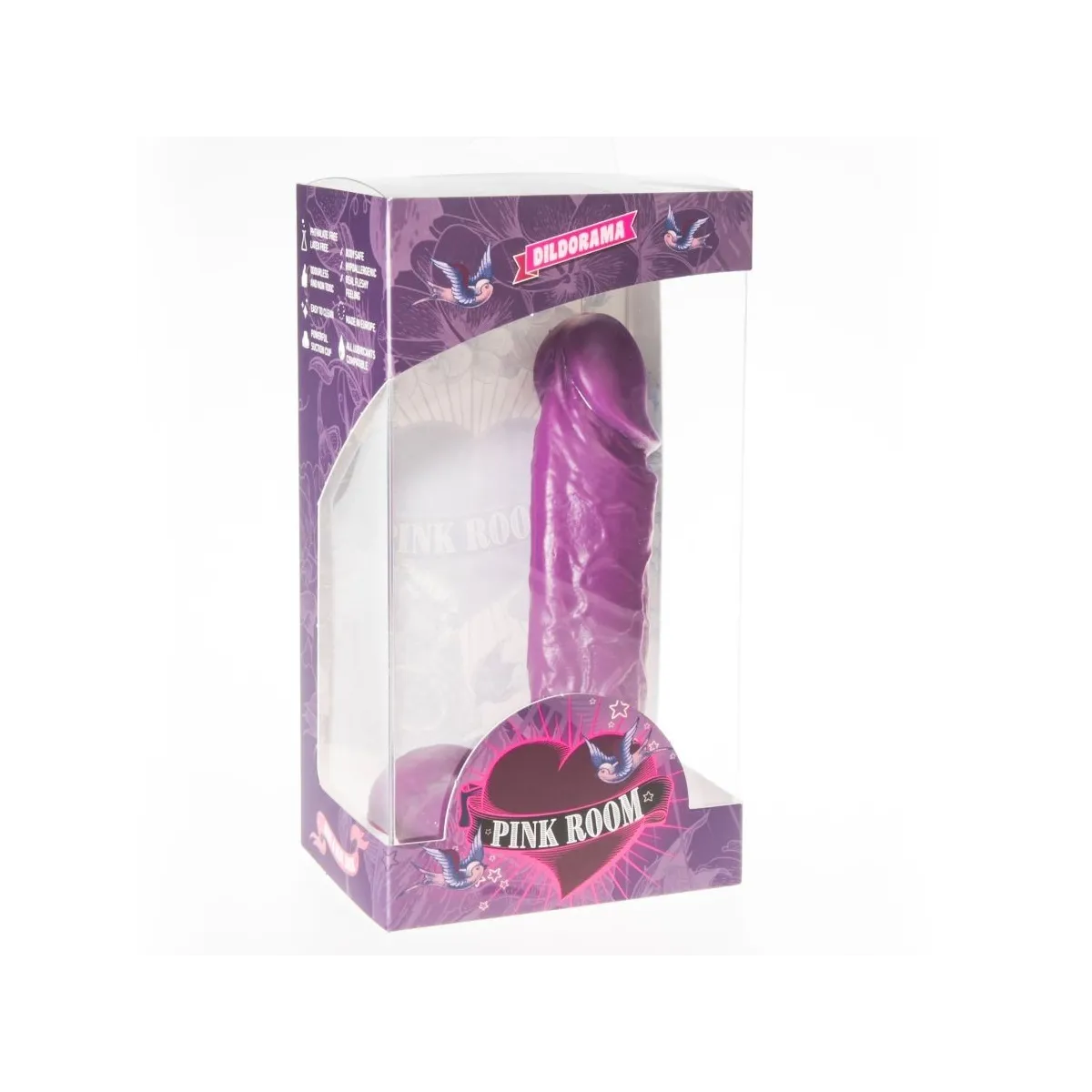 Amadeo Realistischer Dildo Lila 15,5 cm von Pink Room | Fesselliebe.de