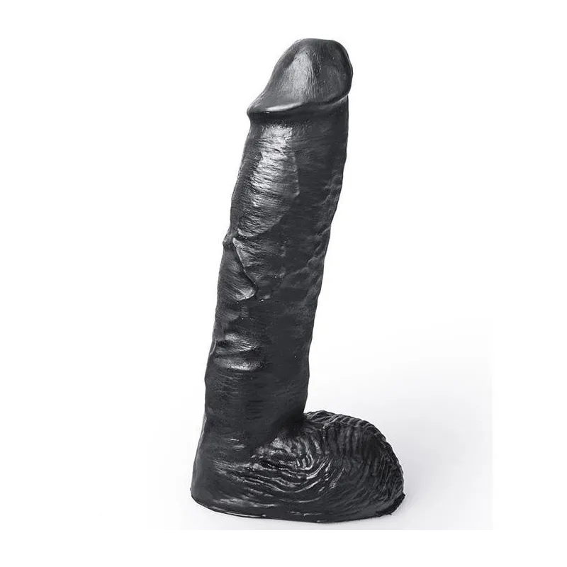 Realistischer Dildo Schwarz Farbe Mickey 24 cm von Hung System | Fesselliebe.de
