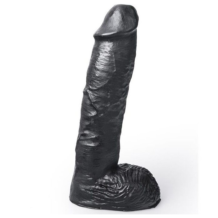 Realistischer Dildo Schwarz Farbe Mickey 24 cm von Hung System | Fesselliebe.de