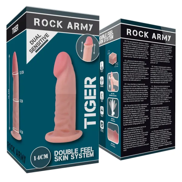 Dual Density Tiger 14 cm -O- 4,46 cm von Rock Army | Fesselliebe.de
