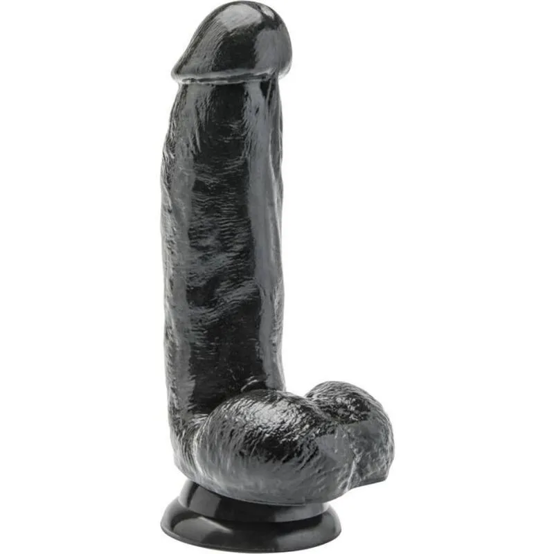 Dildo 12 cm mit Kugeln Schwarz von Get Real | Fesselliebe.de