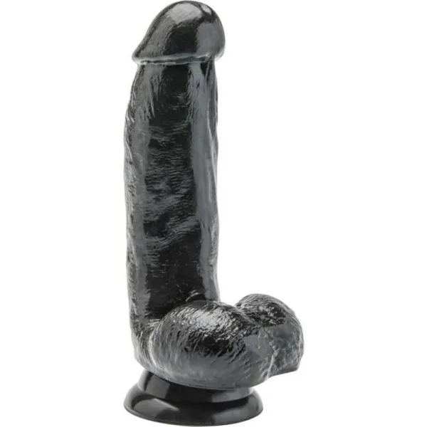 Dildo 12 cm mit Kugeln Schwarz von Get Real | Fesselliebe.de