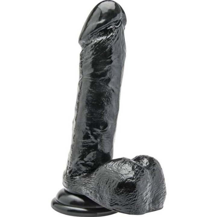 Dildo 18 cm mit Schwarzen Eieren von Get Real | Fesselliebe.de