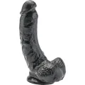 Dildo 20,5 cm mit Kugeln Schwarz von Get Real