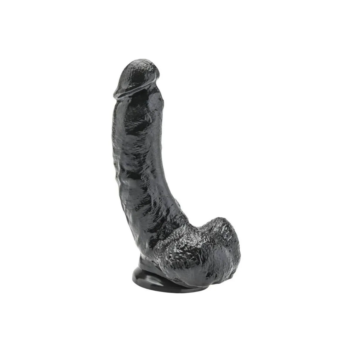 Dildo 20,5 cm mit Kugeln Schwarz von Get Real | Fesselliebe.de