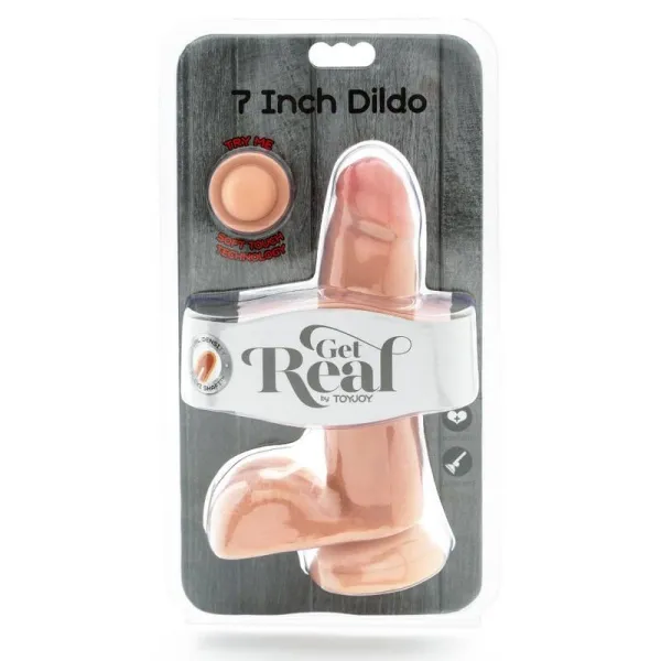 Dual Density Dildo 12 cm Balls Skin von Get Real | Fesselliebe.de