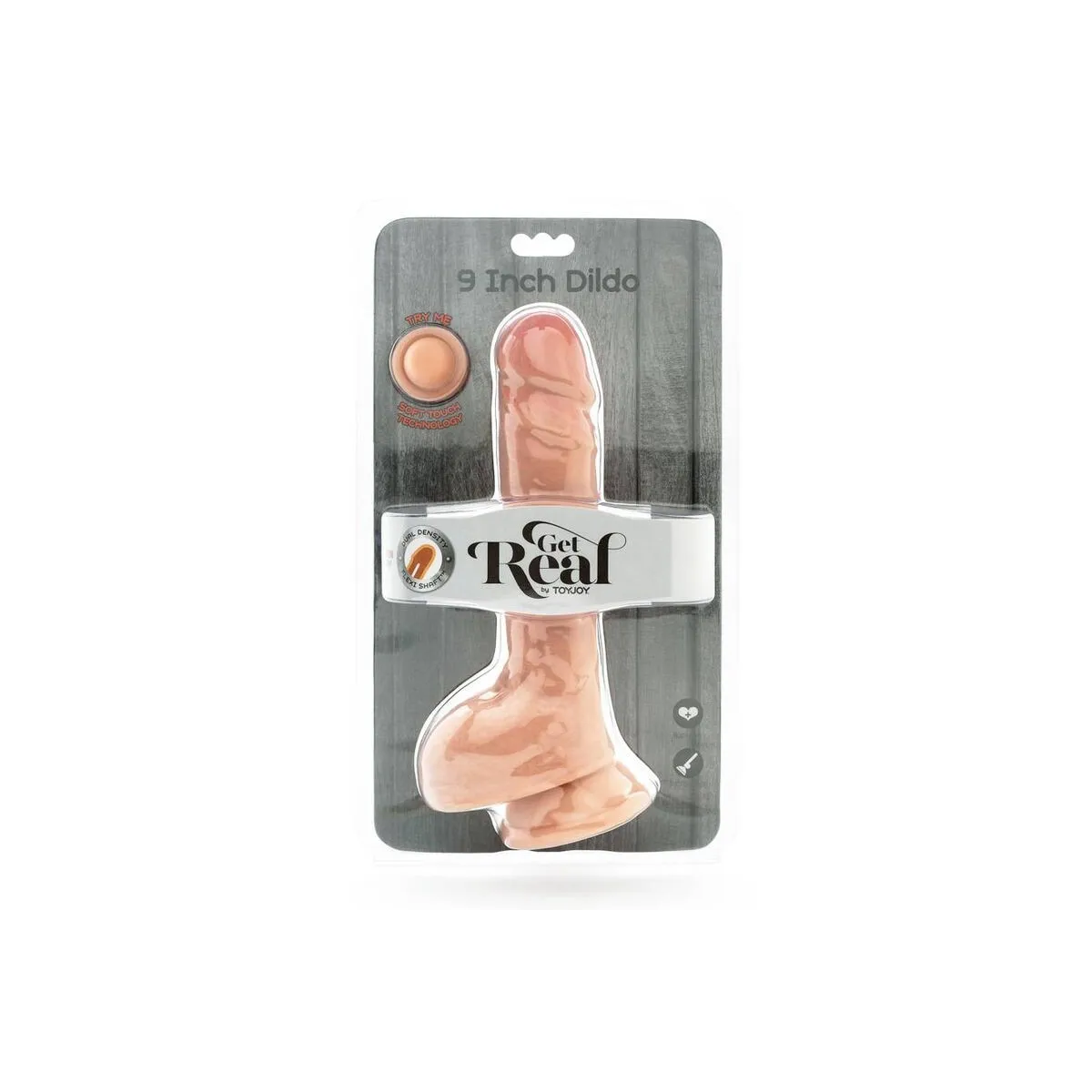 Dual Density Dildo 25,5 cm Holen Haut von Get Real | Fesselliebe.de