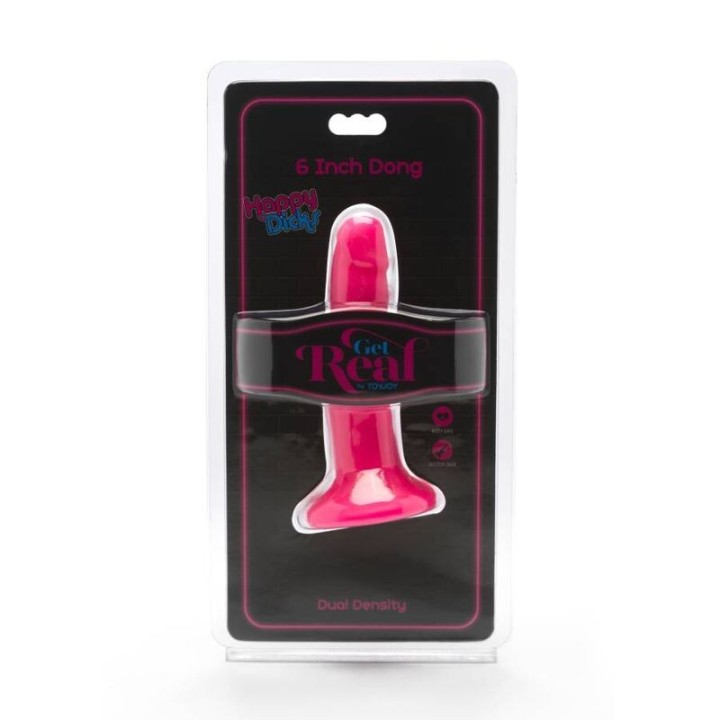 Happy Dicks Dong 12 cm Rosa von Get Real | Fesselliebe.de