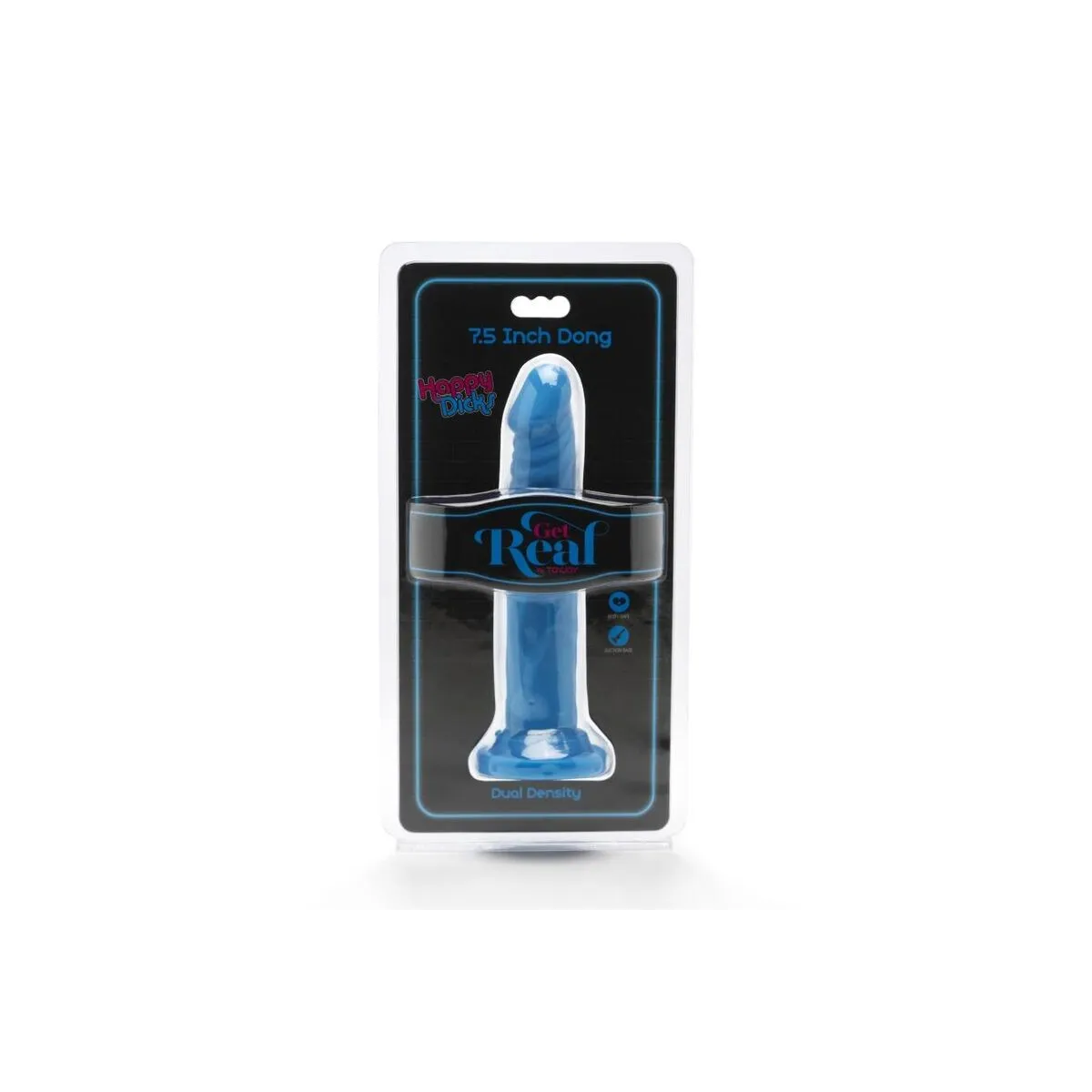 Happy Dicks Dong 19 cm Blau von Get Real | Fesselliebe.de