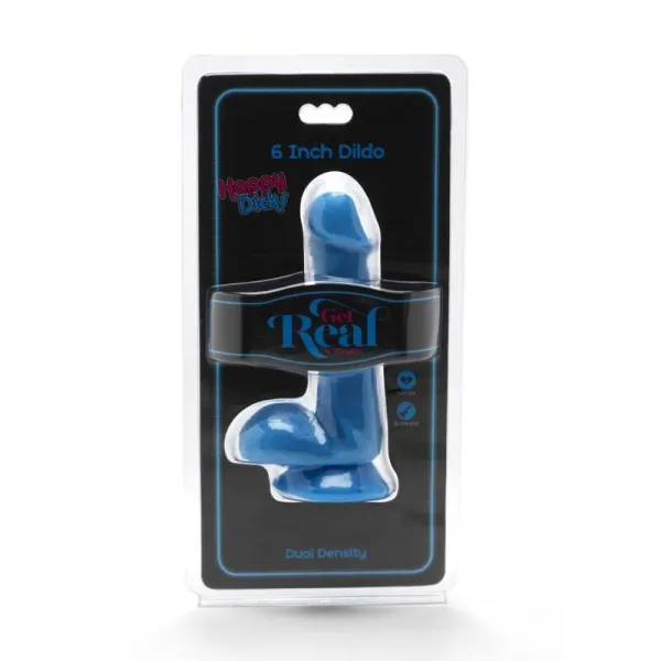 Happy Dicks Dildo 12 cm Bälle Blau von Get Real | Fesselliebe.de