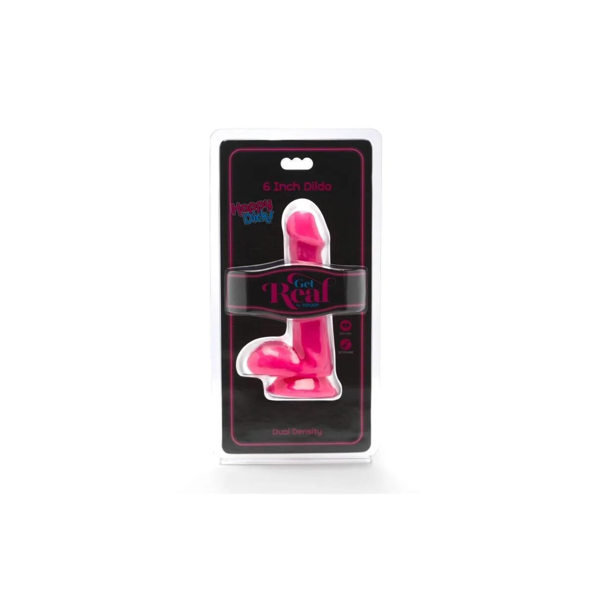 Happy Dicks Dildo 12 cm Bälle Rosa von Get Real | Fesselliebe.de