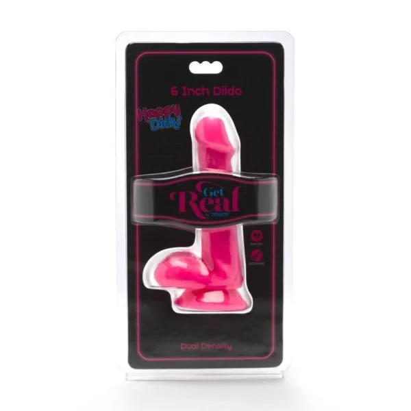 Happy Dicks Dildo 12 cm Bälle Rosa von Get Real | Fesselliebe.de