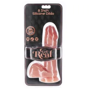 Silikondildo 20,5 cm mit Kugeln Haut von Get Real