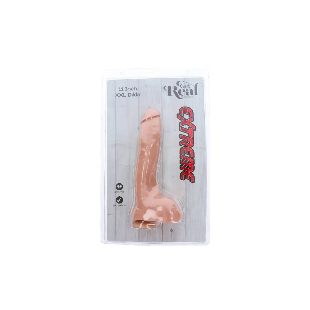 Extremer XXL-Dildo 28 cm Haut von Get Real | Fesselliebe.de