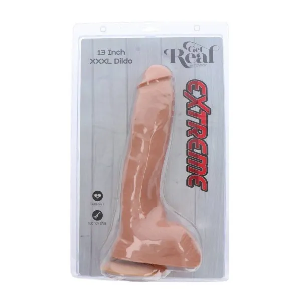 Extremer Xxxl-Dildo 34 cm Haut von Get Real | Fesselliebe.de