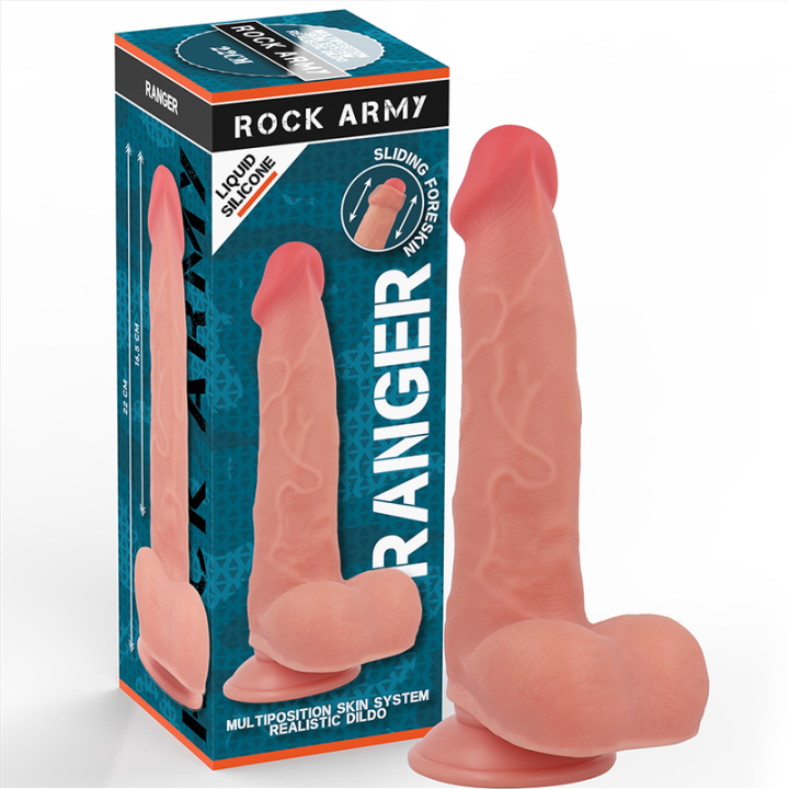 Flüssige Silikon Ranger 22 cm -O- 3,6 cm von Rock Army | Fesselliebe.de