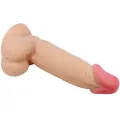 Sliding Skin Series Realistischer Dildo mit Sliding Skin Saugnapf 19,4 cm von Pretty Love High Grade